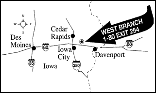 West Branch, I-80 exit 254