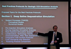 SWP Presentation on Best Practices Protocols for Geologic CCS Simulation Analysis