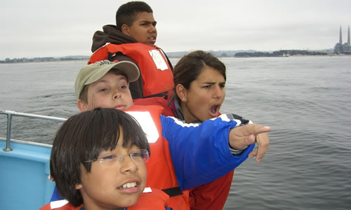 Students at Monterey Bay Aquarium’s Camp SEALab