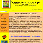 Thumbnail image of addictionandart.org website