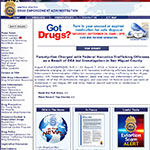 Thumbnail image of Drug Enforcement Administration in the U.S. Department of Justice website