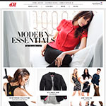 Thumbnail image of H and M web site
