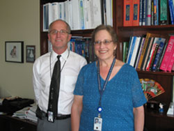 Dr. Portier meets with Sue Casteel