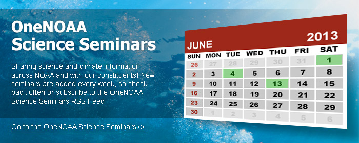 OneNOAA Science Seminars