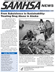 [Cover image of SAMHSA News: Treating Drug Abuse in Alaska ]