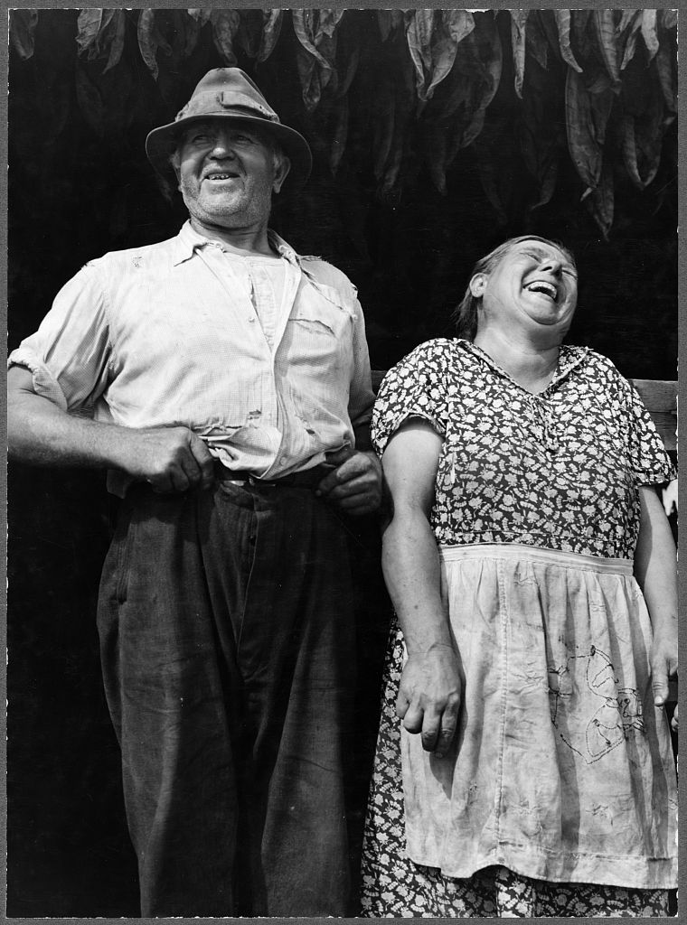 Image description: Mr. and Mrs. Andrew Lyman, Polish tobacco farmers near Windsor Locks, Connecticut. This photograph was taken in September 1940.
Photo from the Farm Security Administration - Office of War Information Photograph Collection, Library of Congress.