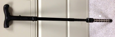 Stun cane discovered at CLE. 
