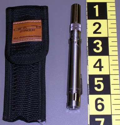 A pen pistol discovered at Allentown (ABE).