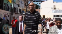  Global Cultural Ambassador Kareem Abdul-Jabbar spends time in Brazil to speak with youth about the importance and power of education.
