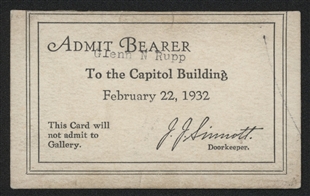 Capitol Building Pass