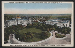 Cannon House Office Building and Library of Congress Postcard