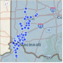 Thumbnail of Ohio & Kentucky with CPCi participants plotted.