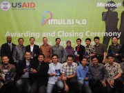 The iMulai 4.0 competition sponsored by USAID and Microsoft Indonesia