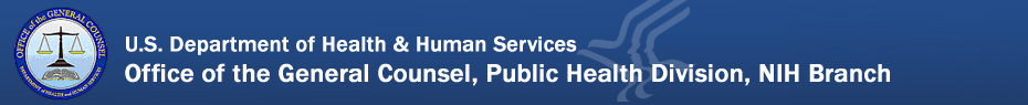 Office of the General Counsel, Public HealthDivision, NIH Branch Frequent Header