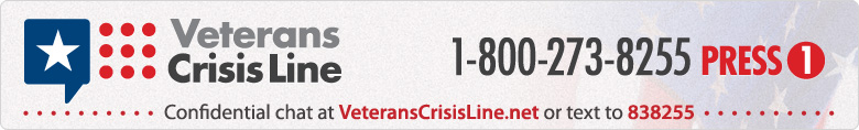 Veterans Crisis Line Banner