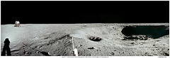 Apollo 11: East Crater Panorama