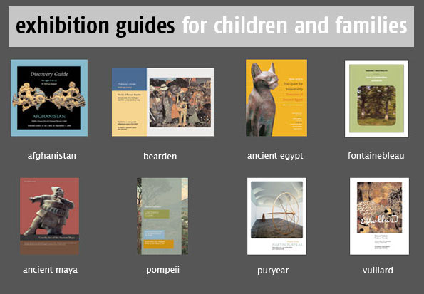 exhibition guides for children and families