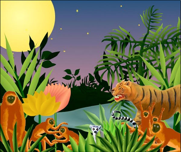 Jungle interactive game