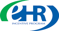 The Electronic Health Record (EHR) Incentive Program logo. 'Connecting America for Better Health.'