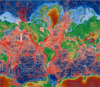 Screenshot of NGDC Geophysical Survey Data Viewer