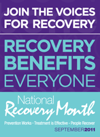 image of announcing National Recovery Month