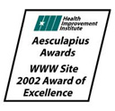 Aesculapius Awards WWW Site 2002 Award of Excellence