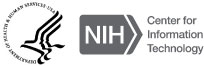 The NIH CIT, and HHS logos