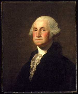 Portrait of George Washington by Gilbert Stuart, ca. 1798