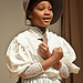 Aja Shakira Ali Muhammed a nine year old fourth grader at Hyde-Addison Elementary School in Georgetown, Washington, D.C. gave a striking rendition of the the narrative Sojourner Truth delivered at the 1851 Ohio Women Rights Convention, 'Ain’t I A Woman' to a standing room only crowd.
