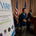 American sign language interpreter B.J. Kamerer (left) communicated to the hearing impaired during Kareem Dale (right), Special Assistant to the President on Disability Policy speech at the Work Force Recruitment Program’s (WRP) Your Key To Hiring Student Interns and Employees with Disabilities event