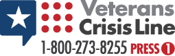 Veterans Crisis Line: 1-800-273-8255, press 1