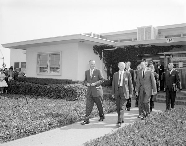 Vice President Lyndon Johnson Visits JPL