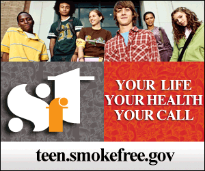 SfT Your Life Your Health Your Call Visit teen.smokefree.gov