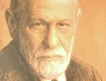 Sigmund Freud, 1926, Chalk on paper, Ferdinand Schmutzer, artist, Freud Museum, London (91)