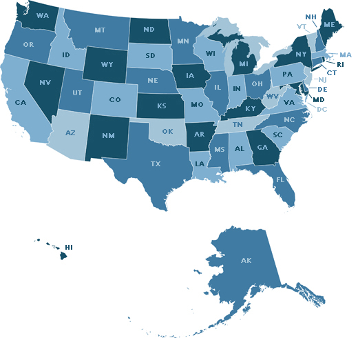 US map