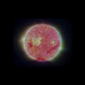 The structure of the Sun's corona shows well in this image from NASA's Solar TErrestrial RElations Observatory (STEREO) 