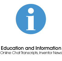 Education and Information, Online Chat Transcripts, Inventor News