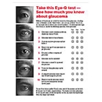 Glaucoma Eye-Q Test
