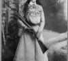 Annie Oakley with gun