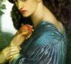 Dante Gabriel Rossetti's Proserpina