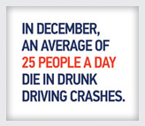 December is National Impaired Driving Prevention Month Infographic