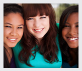 Diverse Group of Teenage Girls