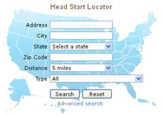 Head Start Locator Link