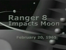 Ranger 8 Impacts Moon