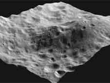 Dark Hill on Asteroid Vesta