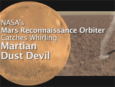 Mars' Whirling Dust Devil