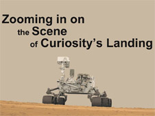Zooming in on the Scene of Curiosity's Landing