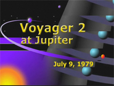 Voyager 2 Flies by Jupiter