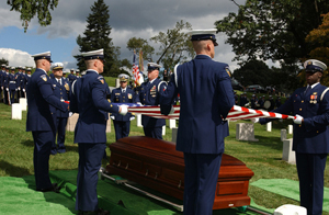 Burial at Arlington National Cemetery