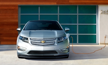 Chevrolet Volt plugged in
